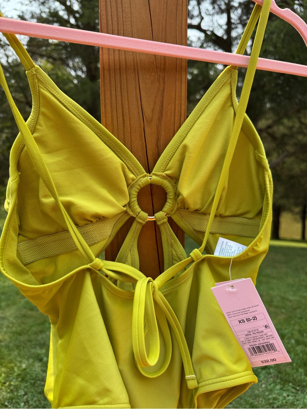 Wild Fable $32 XS Swimsuit Chartreuse Green - Picture 4 of 6